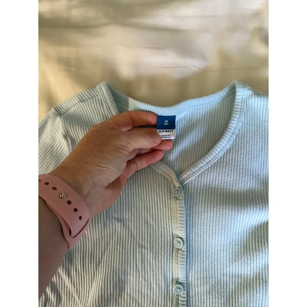 Old Navy blue shirt size 8